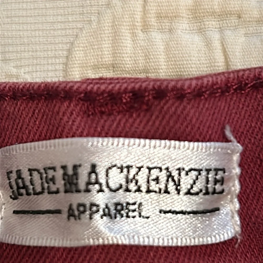 Jade Mackenzie ladies maroon skirt 36 waist 26 long - Picture 2 of 4